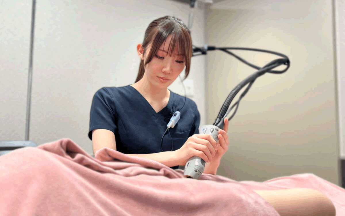 医療脱毛の施術イメージ写真